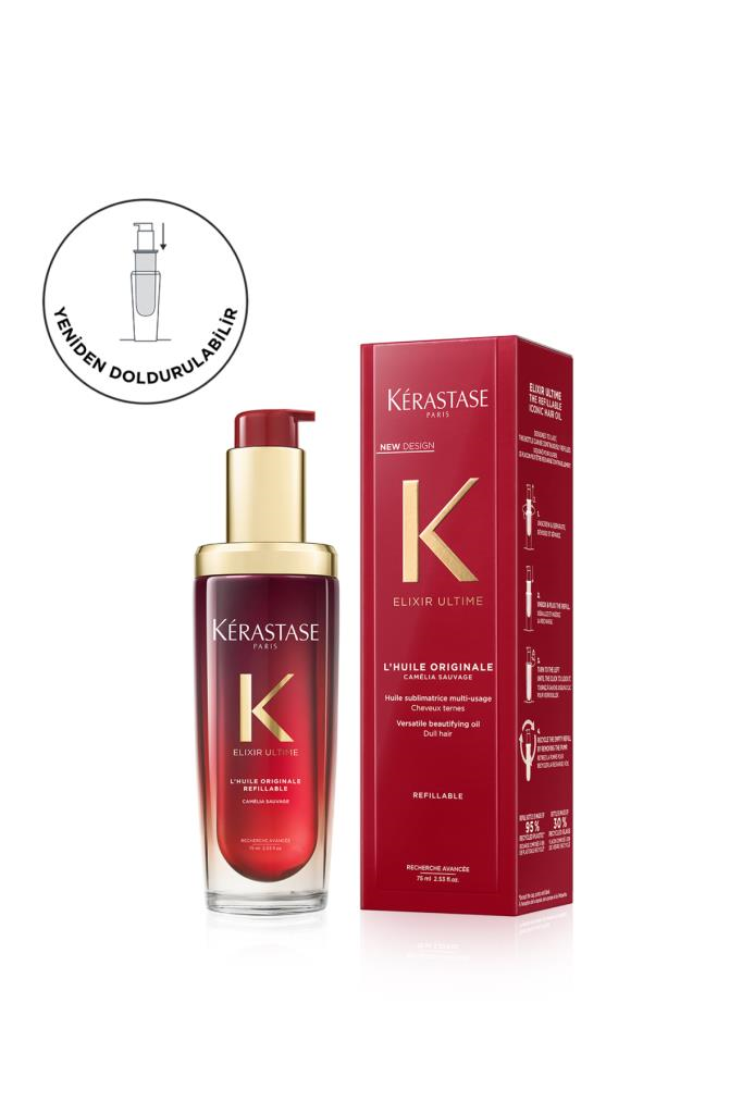 Kerastase Elixir Ultime Huile Originale Refillable Saç bakım Yağı 75 ml 