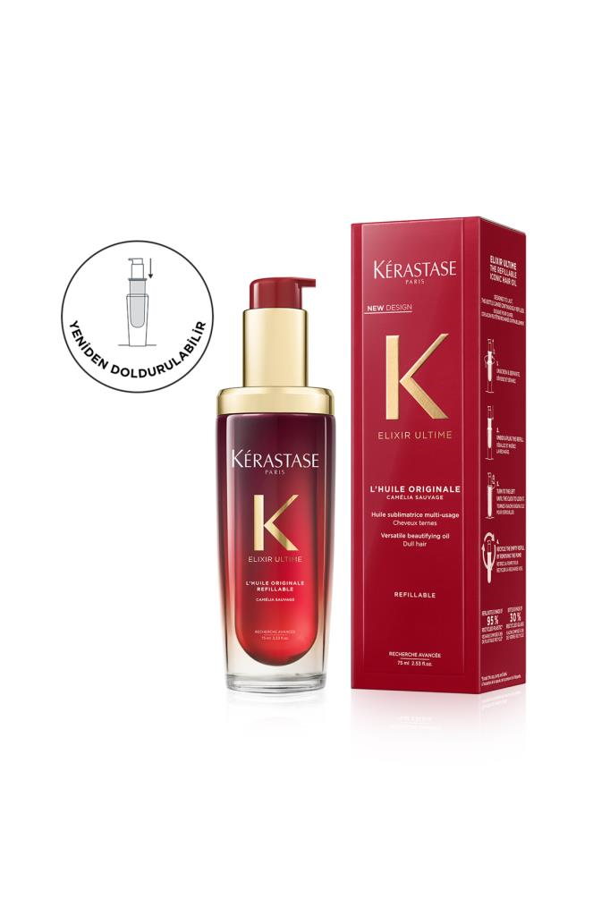 Kerastase Elixir Ultime Huile Originale Refillable Saç bakım Yağı 75 ml 
