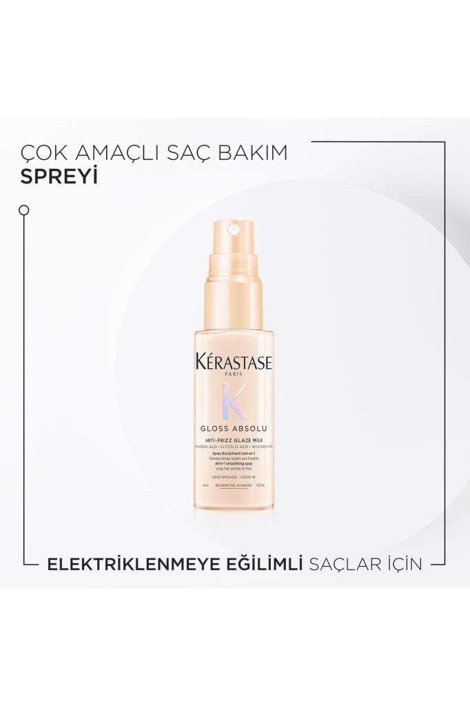 Kerastase Gloss Absolu Anti-Frizz Hair Saç Bakım Seti 80 ML