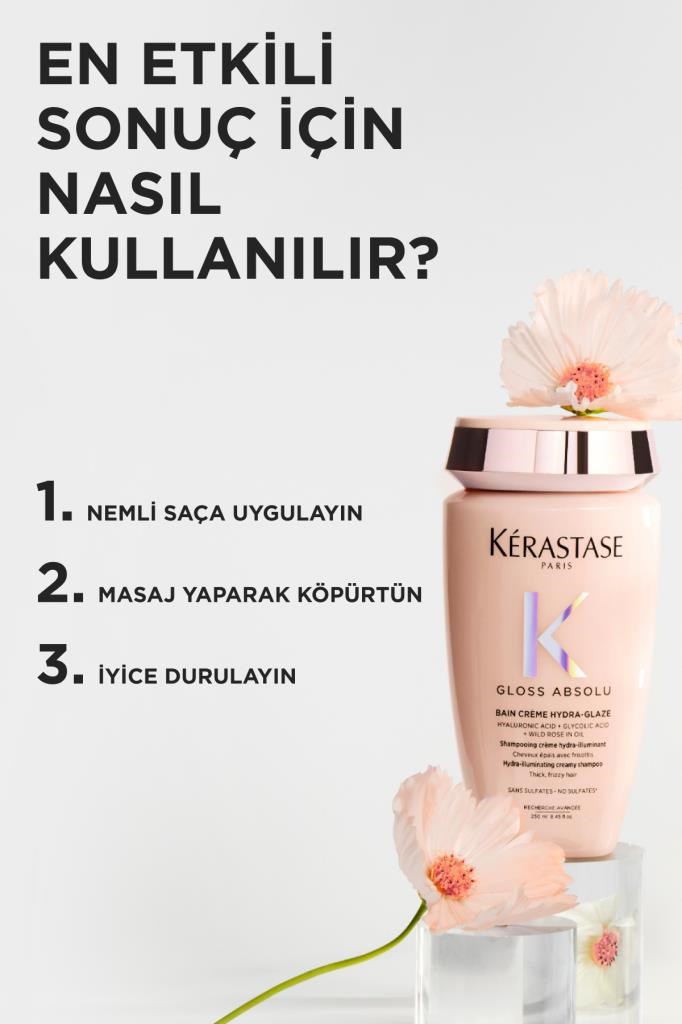 Kerastase Gloss Absolu Elektriklenmeye Eğilimli Saçlar Için Parlaklık Veren Şampuan 250 ml