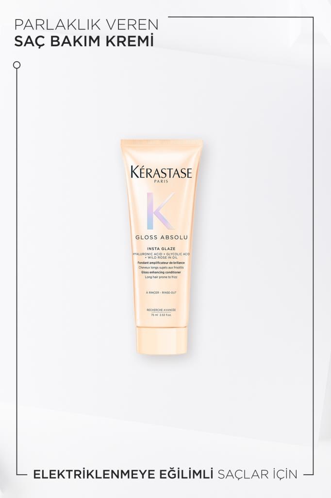Kerastase Gloss Absolu Insta Glaze Elektriklenmeye Saç Bakım Kremi 75 ml