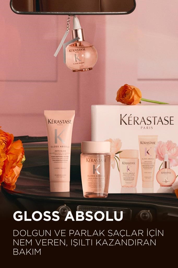 Kerastase Gloss Absolu Parlaklık Veren Üçlü Saç Bakım Seti 80 ML
