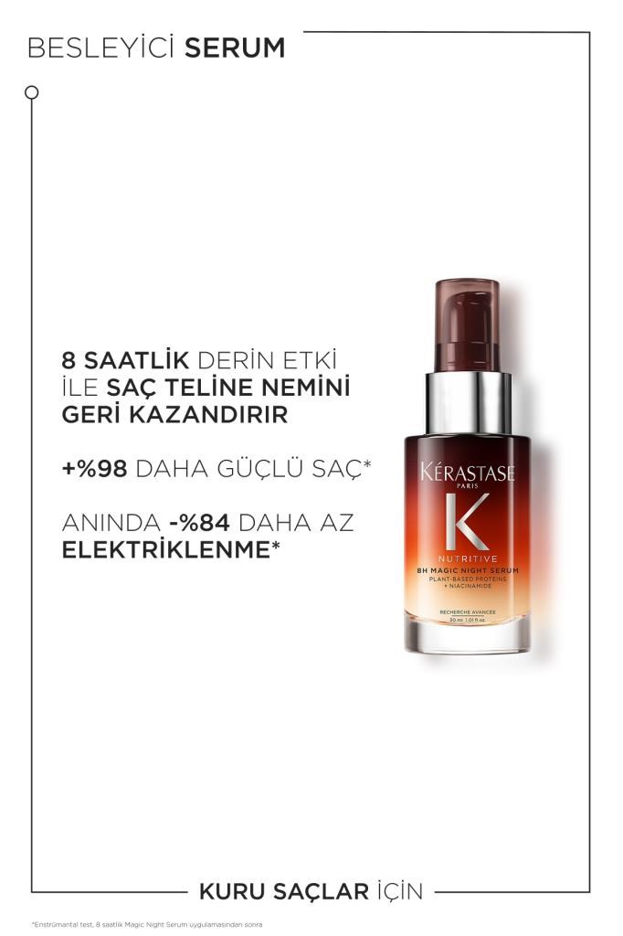 Kerastase Nutritive 8h Magic Night Yoğun Besleyici Gece Serumu 30 ml