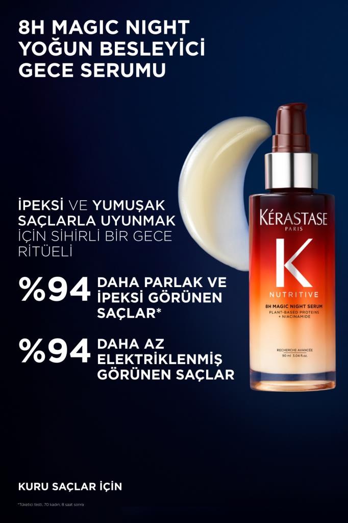 Kerastase Nutritive 8h Magic Night Yoğun Besleyici Gece Serum Duo Set 90 ML