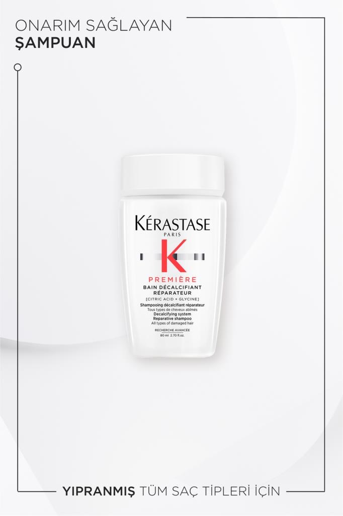Kerastase Première Bain Decalcifiant Reparateur Yıpranmış Saçlar Için Onarım Sağlayan Şampuan 80 ml