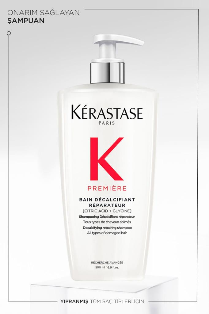 Kerastase Première Bain Decalcifiant Reparateur Yıpranmış Saçlar Için Onarım Şampuan 500 ml