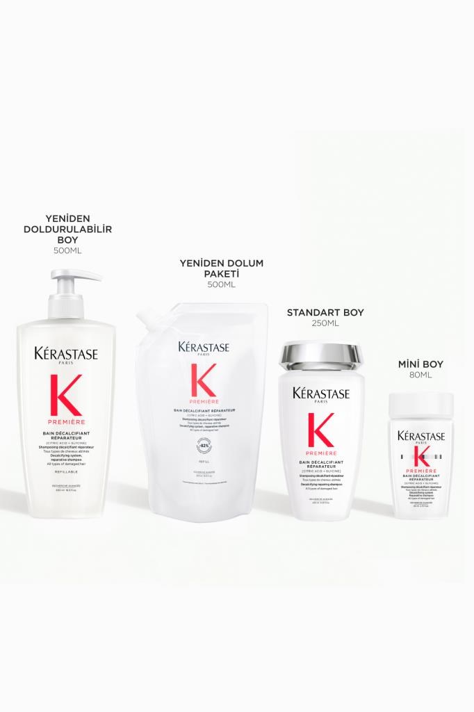 Kerastase Première Bain Decalcifiant Reparateur Yıpranmış Saçlar Için Onarım Sağlayan Şampuan 80 ml