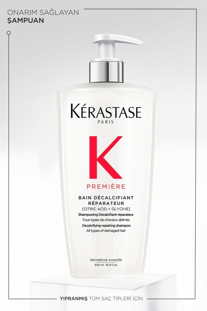 Kerastase Première Bain Decalcifiant Reparateur Yıpranmış Saçlar Için Onarım Şampuan 500 ml