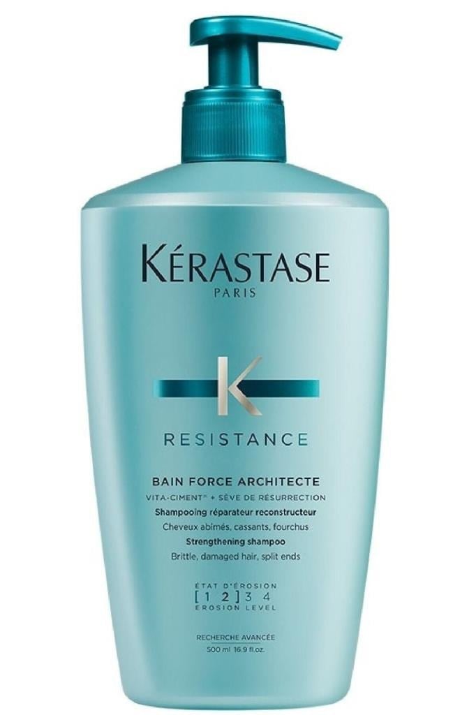 Kerastase Resistance Bain Force Architecte 1-2 Yıpranmış Saçlar Için Yeniden Yapılandırıcı Şampuan 500 ml