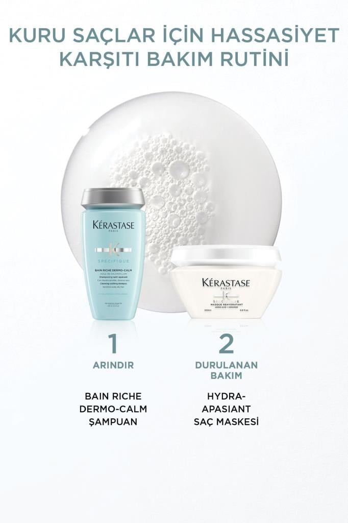 Kerastase Specifique Bain Dermocalm Riche Kuru Saç Derisi Için Hassasiyet Karşıtı Şampuan 250 ml