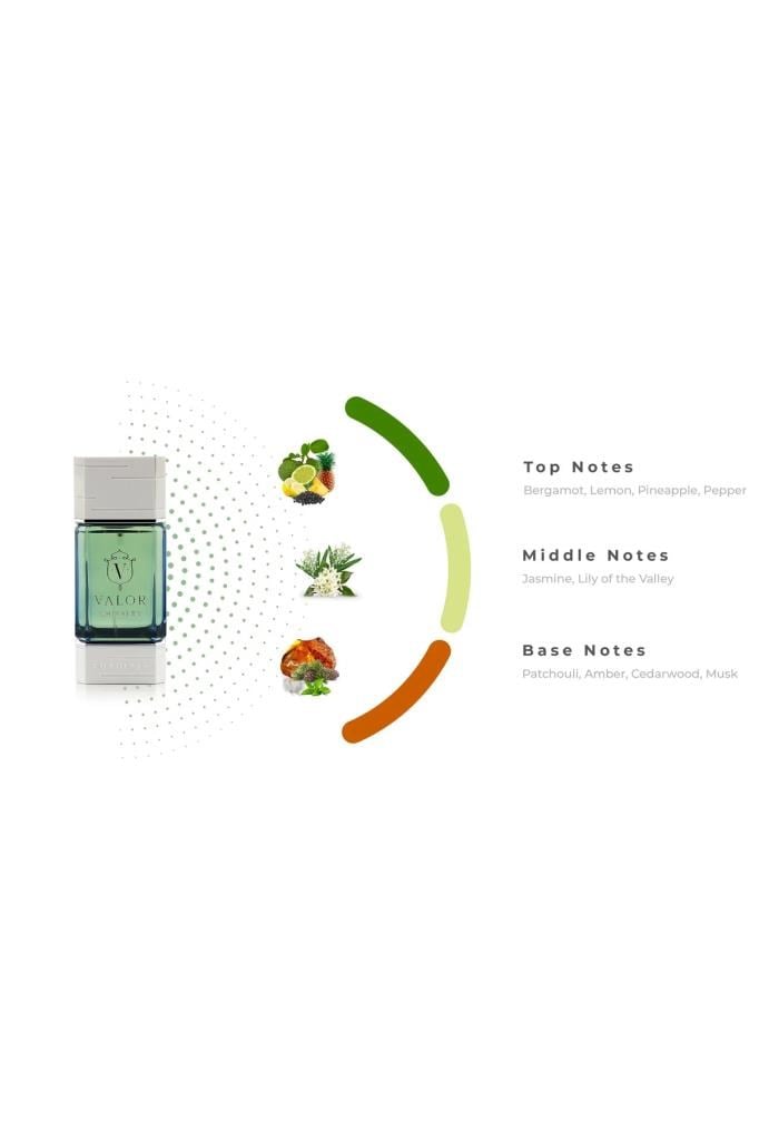 Khadlaj. Valor Chivalry EDP 100 ml Erkek Parfüm