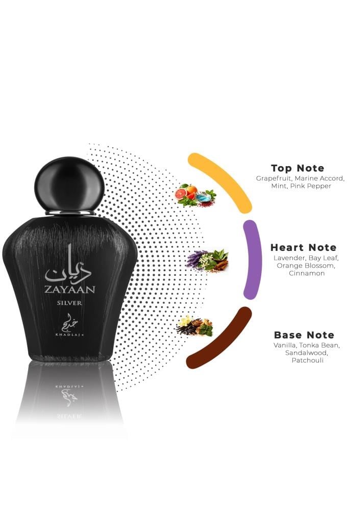 Khadlaj. Zayaan Silver EDP 100 ml Erkek Parfüm