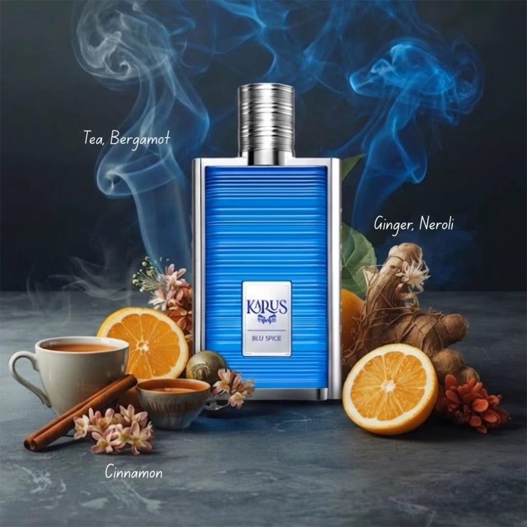 Khadlaj. Karus Blu Spice EDP 100 ml Erkek Parfüm