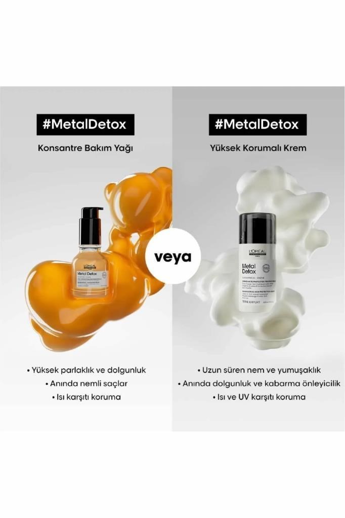L‘Oreal Professionnel Metal Detox 100 ml Yüksek Korumalı Saç Bakım Kremi