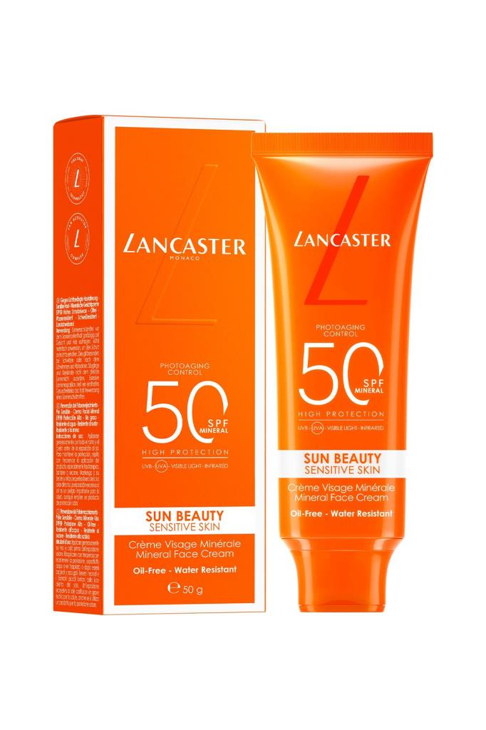Lancaster Sun Beauty Sensitive Skin Mineral Face Cream SPF50 50 ML