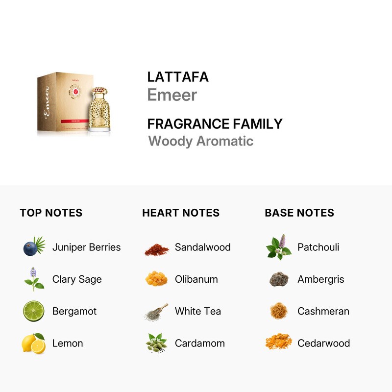 Lattafa Emeer EDP 100 ml Erkek Parfüm