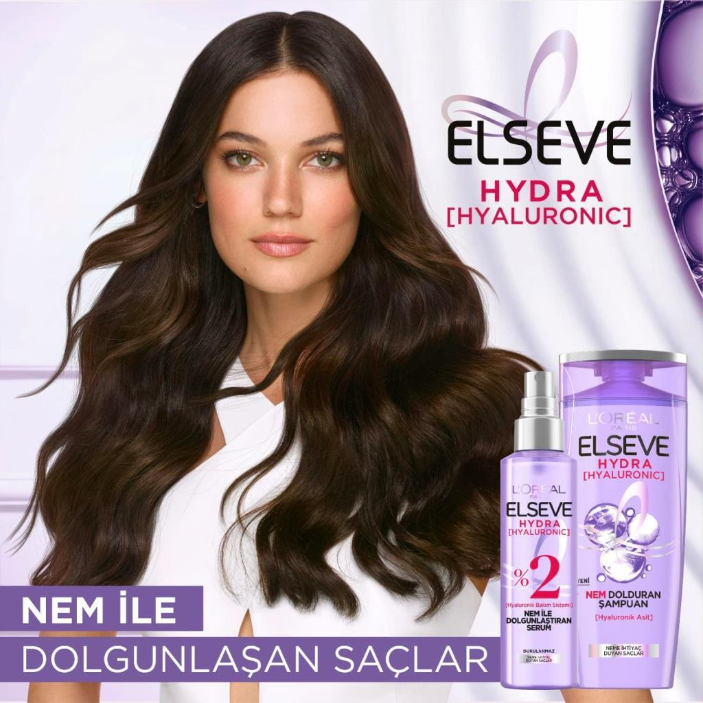 LOreal Elseve Hydra [hyaluronic] Nem Dolduran Şampuan 390 ML
