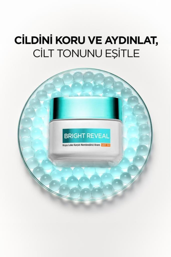 LOreal Paris Bright Reveal Koyu SPF50 Niasinamid Yüz Kremi 50 ml