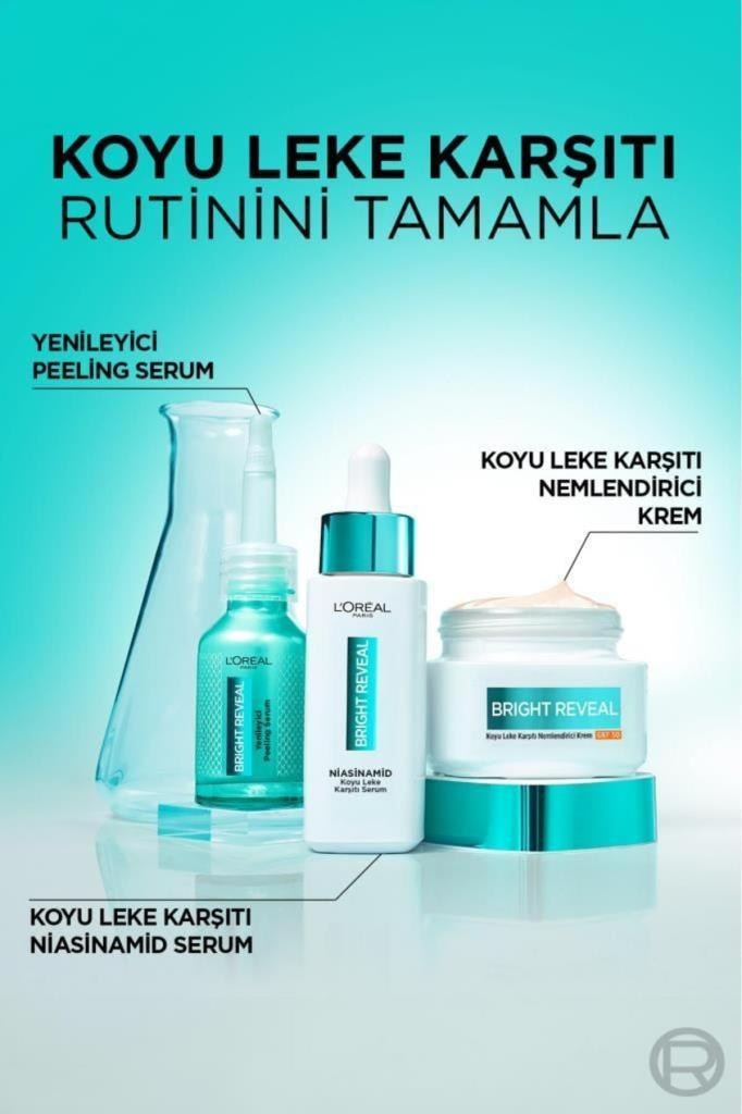 LOreal Paris Bright Reveal Niasinamid Yüz Bakım Serumu 30 ml