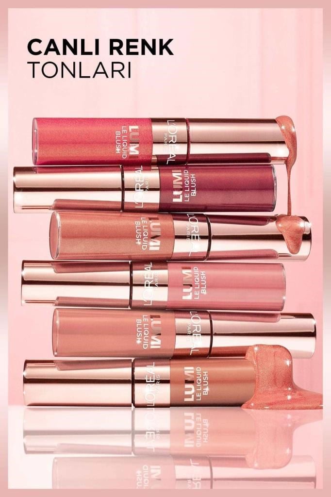 LOreal Paris Lumi Blush Likit Allık - 635 Glowy Worth It Medium