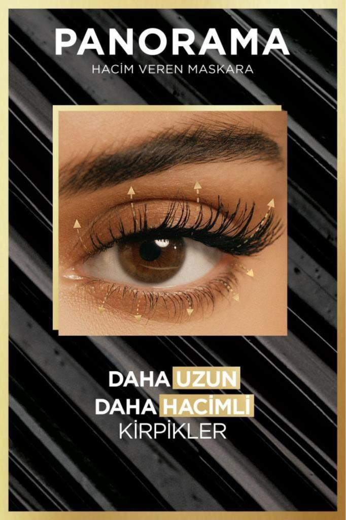LOreal Paris Panorama Hacim Veren Maskara Siyah