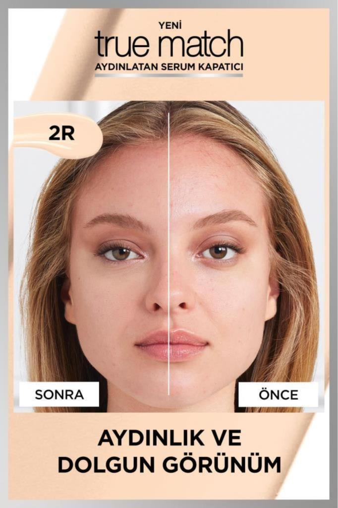 LOreal Paris True Match Aydınlatan Serum Kapatıcı 2R Light Medium