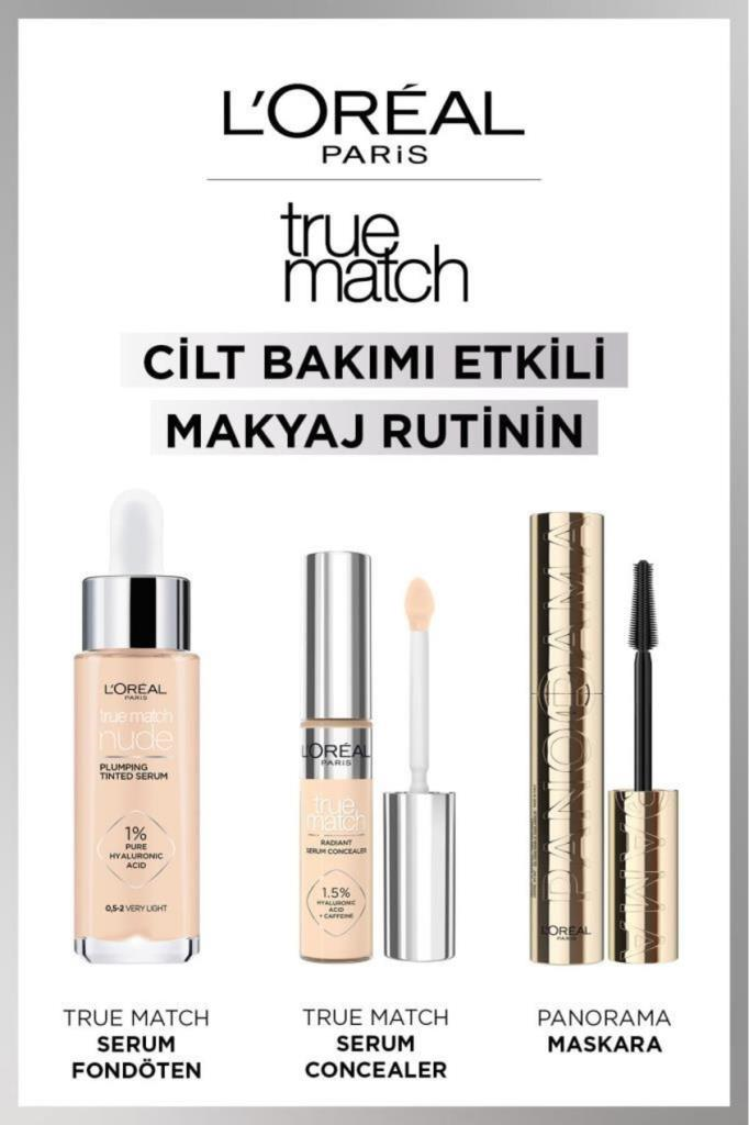 LOreal Paris True Match Aydınlatan Serum Kapatıcı 1N Light