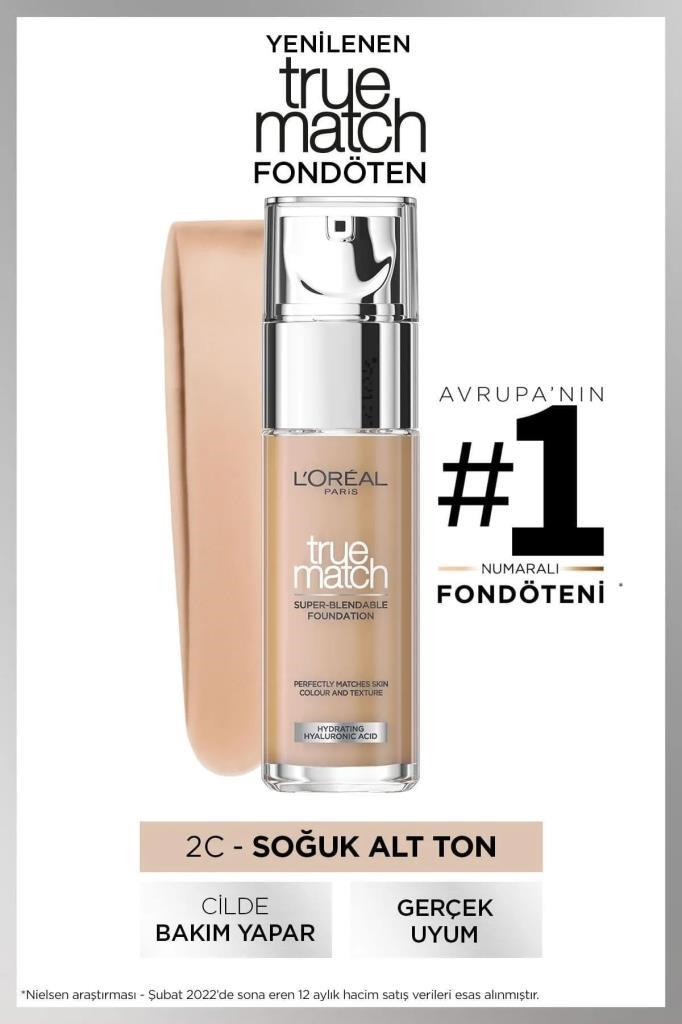 LOreal Paris True Match Foundation 2.R/2.C Cool