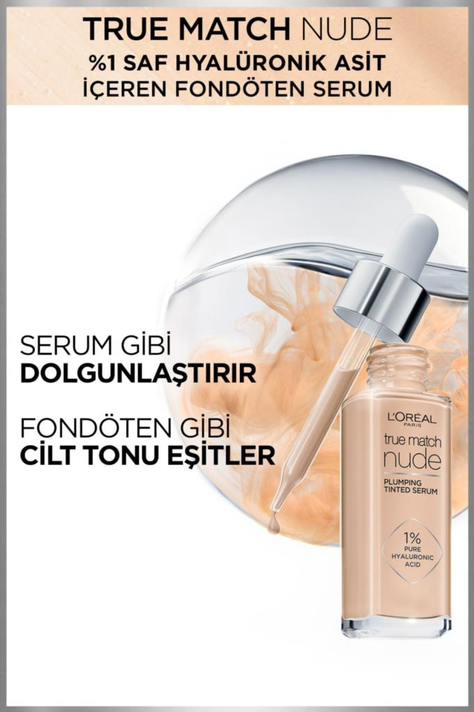 LOreal Paris True Match Nude Fondöten Serum 0.5-2 Very Light