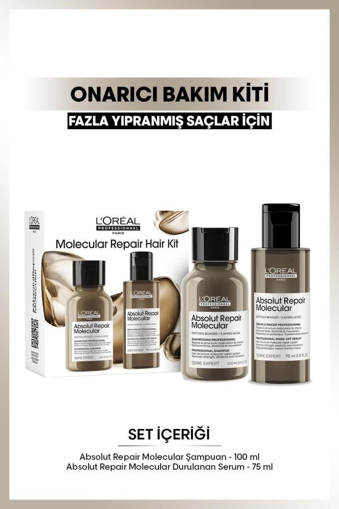 Loreal Professionnel Absolut Repair Molecular Mini Duo Set 100+75 ML