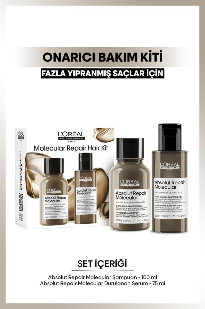 Loreal Professionnel Absolut Repair Molecular Mini Duo Set 100+75 ML