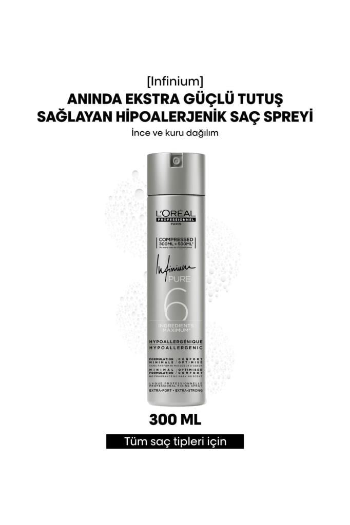 Loreal Professionnel Infinium Ekstra Güçlü Tutuşlu Saç Sprey 300 ml
