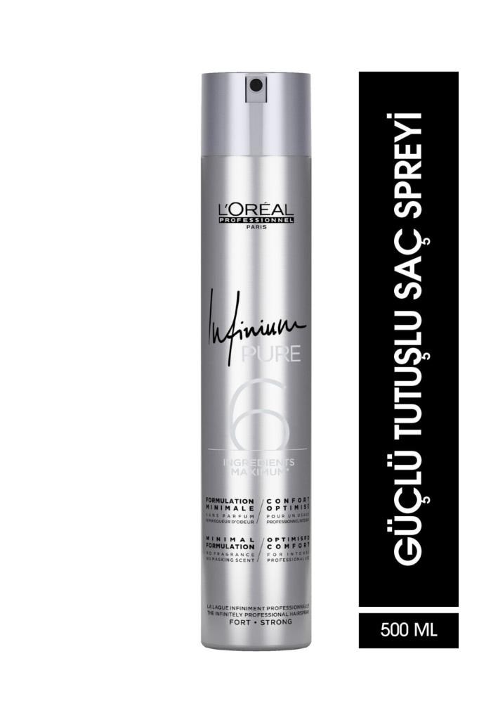 Loreal Professionnel Infinium Pure Güçlü Tutuşlu Saç Spreyi 500 ml