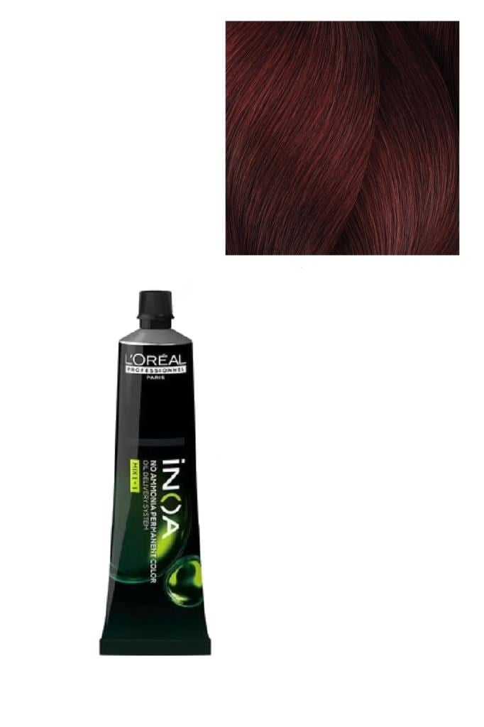 Loreal Professionnel Inoa 5.60 Açık Kestane Çok Yoğun Kızıl 60 gr Saç Boyası