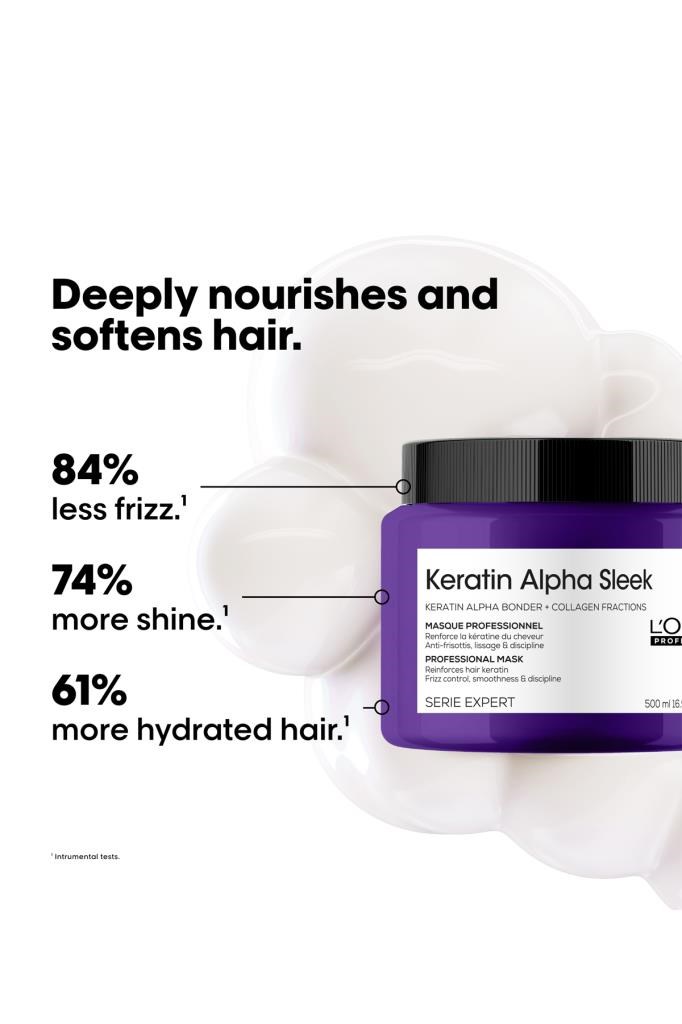 Loreal Professionnel Keratin Alpha Sleek Saç Bakım Maske 500 ml