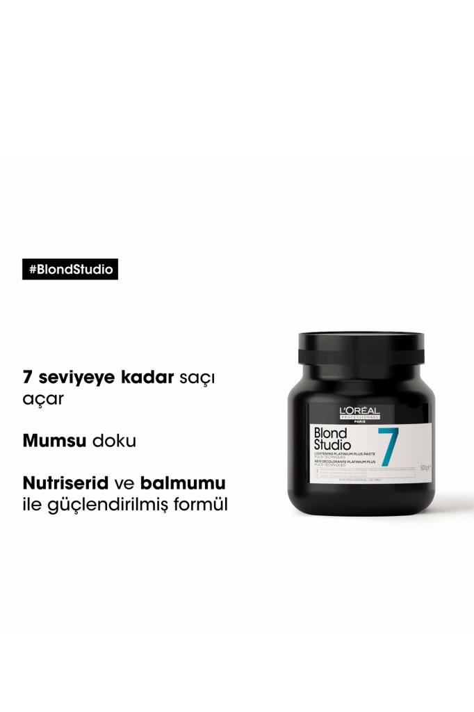 Loreal Professionnel Loreal Blond Studio 7 Aydınlatıcı Platin Plus Macun 500 Gr