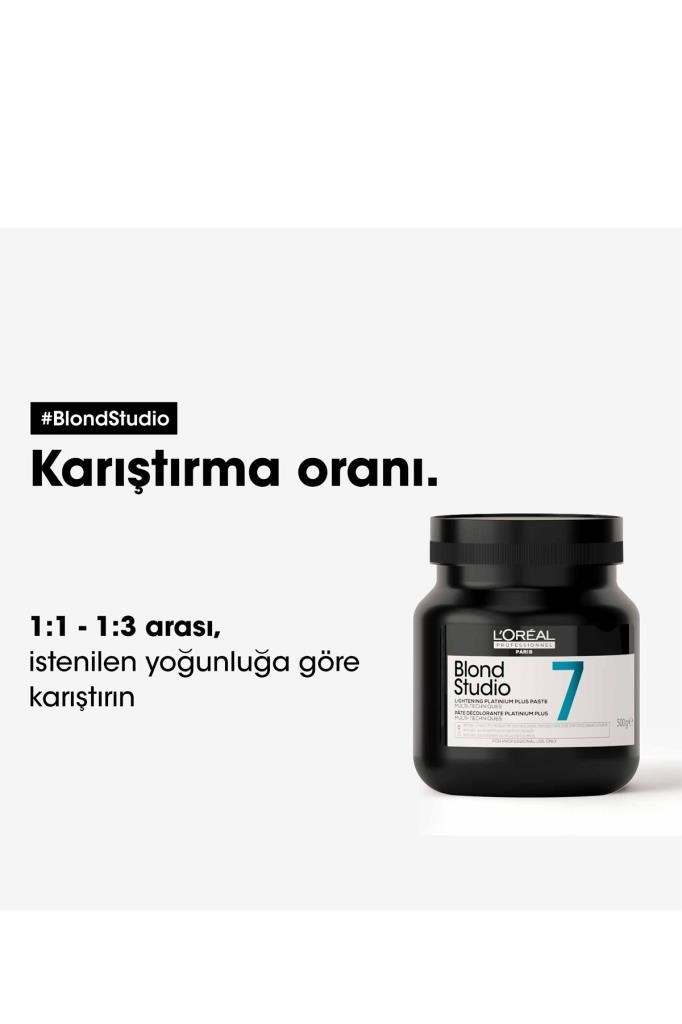 Loreal Professionnel Loreal Blond Studio 7 Aydınlatıcı Platin Plus Macun 500 Gr