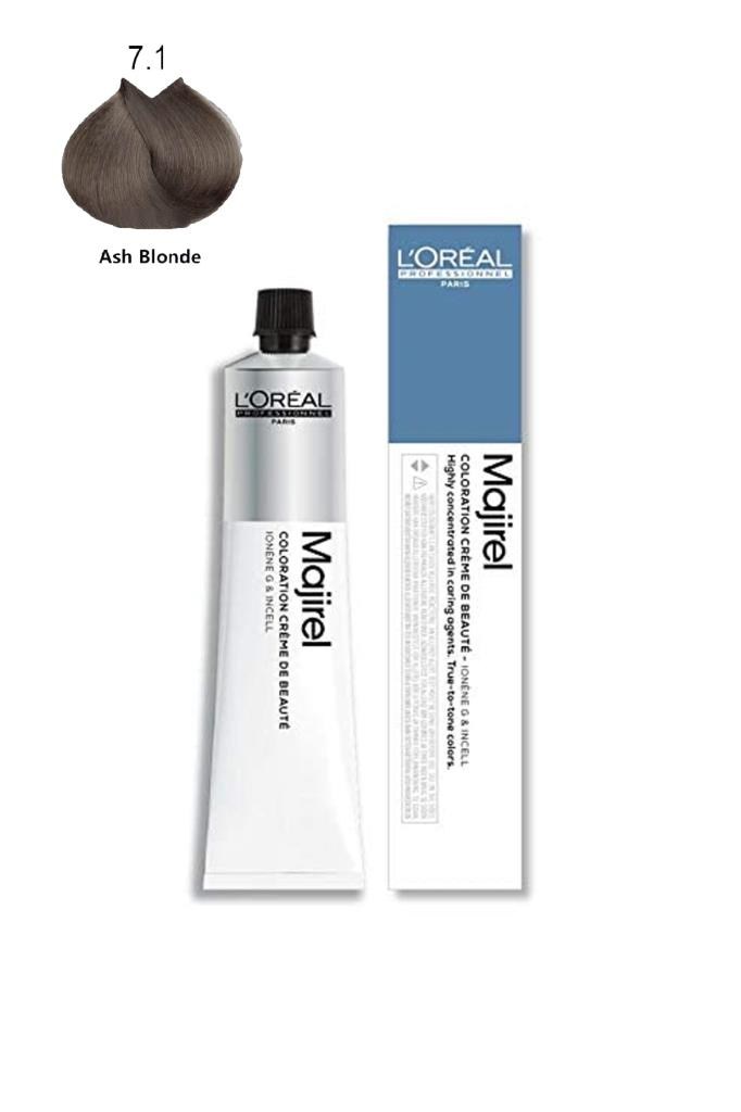 Loreal Professionnel Majirel 7.1 Ash Blonde 50 ml Saç Boyası