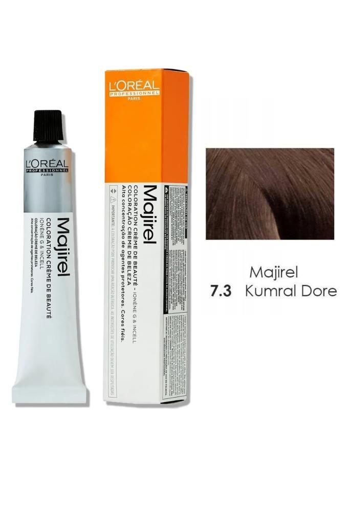 Loreal Professionnel Majirel 7.3 Kumral Dore 60 ml Saç Boyası