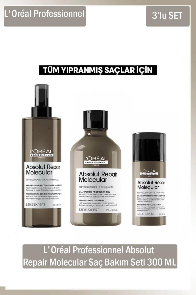 L'oreal Professionnel Serie Expert Absolut Repair Molecular Saç Bakım Seti