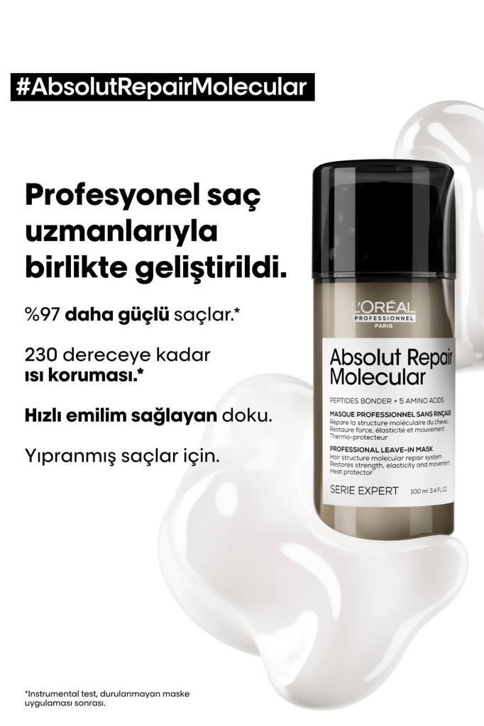 Loreal Professionnel Serie Expert Absolut Repair Molecular Saç Bakım Maske 100 ml