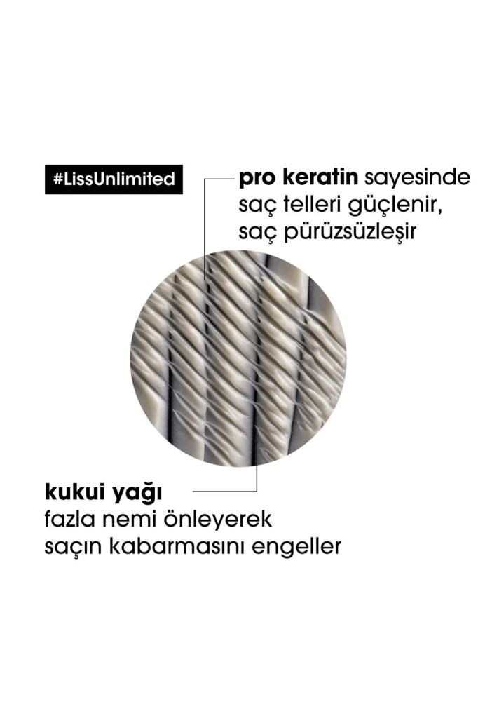 Loreal Professionnel Serie Expert Liss Unlimited Yumuşaklık Veren Maske 250 ml