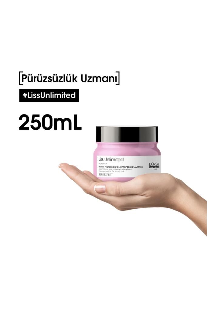Loreal Professionnel Serie Expert Liss Unlimited Yumuşaklık Veren Maske 250 ml