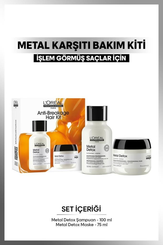 Loreal Professionnel Serie Expert Metal Detox Mini Duo Kit 100+75 ML