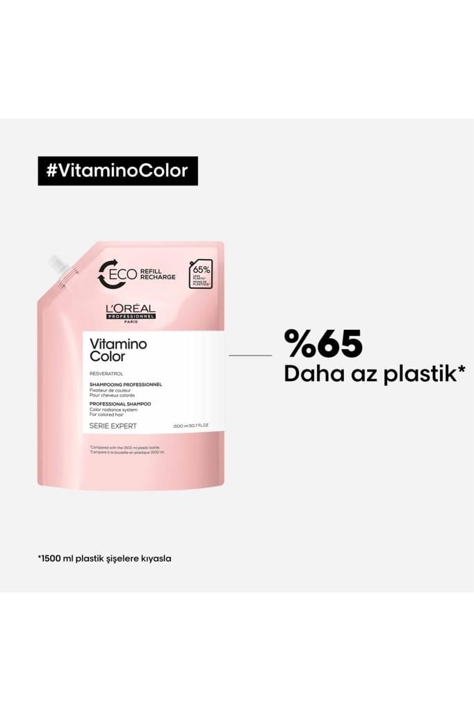 Loreal Professionnel Vitamino Color Shampoo 1500 ml Şampuan Refill