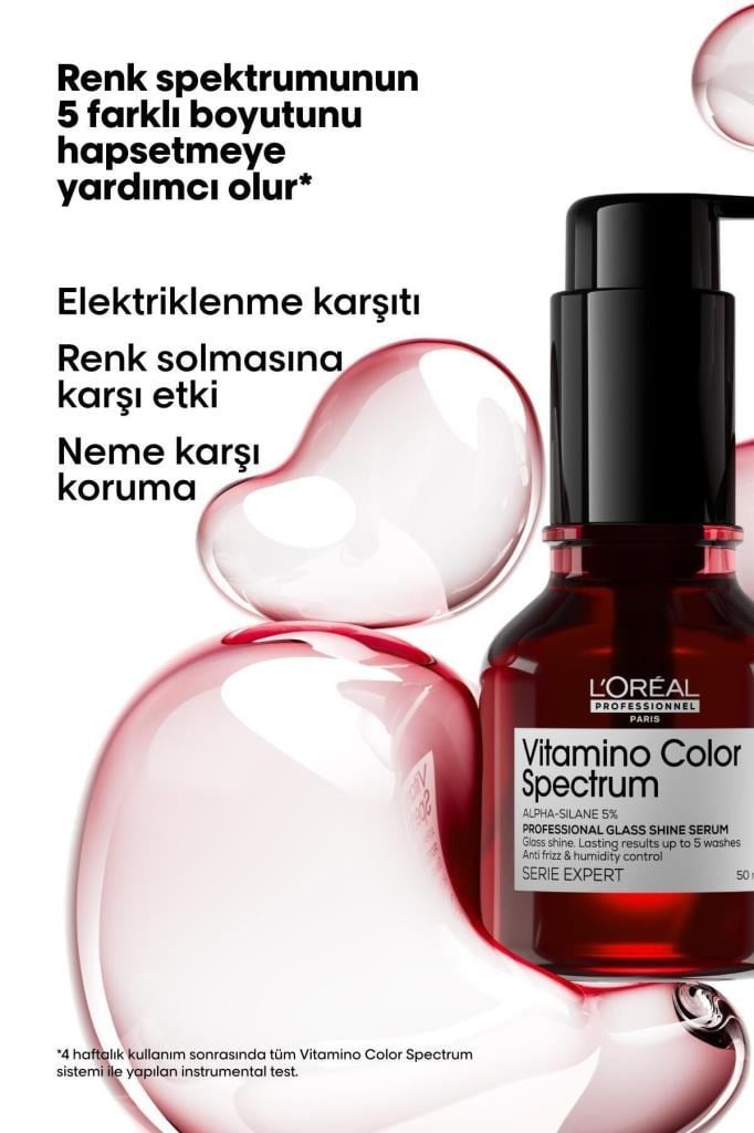 Loreal Professionnel Vitamino Color Spectrum Cam Parlaklığı Görünümü Kazandıran Saç Serumu 50 ml