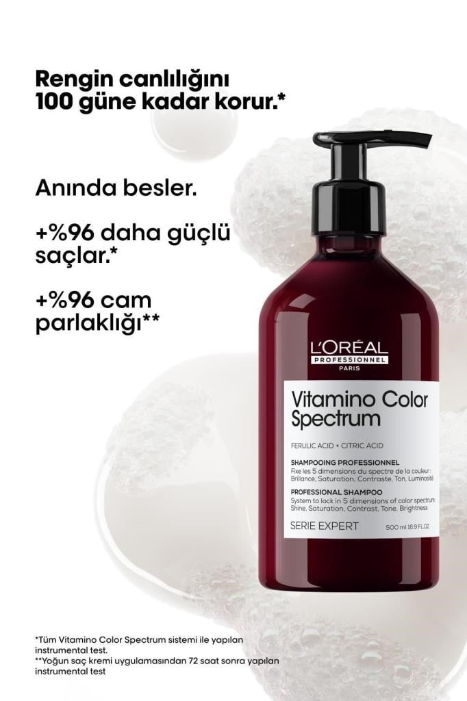 Loreal Professionnel Vitamino Color Spectrum Boyalı Saçlar İçin Solma Karşıtı Şampuan 500 ml