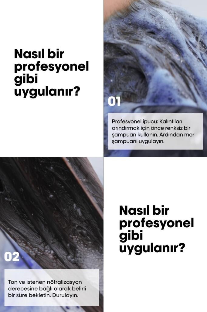 Loreal Professionnel Vitamino Color Spectrum Sarı Saçlar İçin Sarı Tonlarını Nötralize Edici Mor Şampuan 300 ml