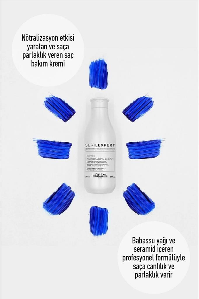 Loreal Serie Expert Silver Neutralising Renk Dengeleyici Saç Kremi 200 ml