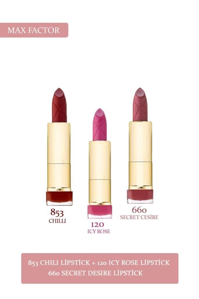 Max Factor Colour Elixir 3-Lü Ruj Seti 4